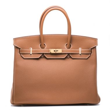 Hermes Birkin 35 Gold/Geranium