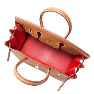 Hermes Birkin 35 Gold/Geranium
