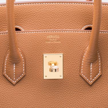 Hermes Birkin 35 Gold/Geranium