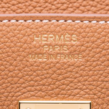 Hermes Birkin 35 Gold/Geranium