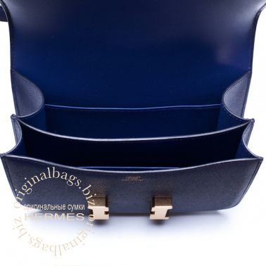 Hermes Constance 18 cm Blue Sapphire