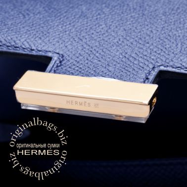 Hermes Constance 18 cm Blue Sapphire