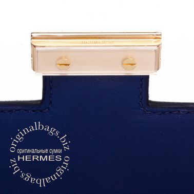 Hermes Constance 18 cm Blue Sapphire