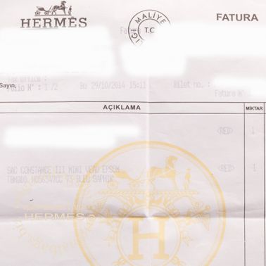 Hermes Constance 18 cm Blue Sapphire