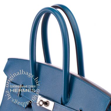 Hermes Birkin 35 Bleu Thalassa