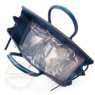 Hermes Birkin 35 Bleu Thalassa
