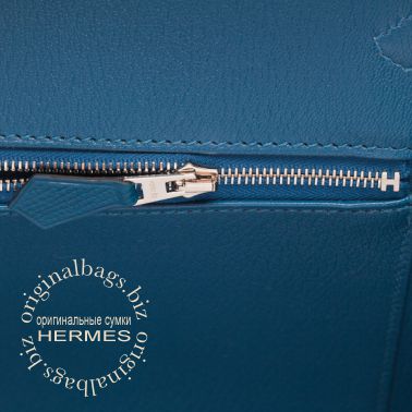 Hermes Birkin 35 Bleu Thalassa