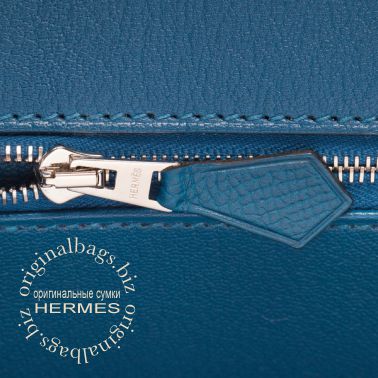Hermes Birkin 35 Bleu Thalassa