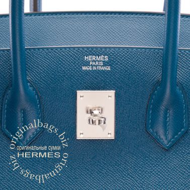 Hermes Birkin 35 Bleu Thalassa