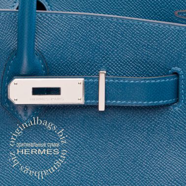 Hermes Birkin 35 Bleu Thalassa