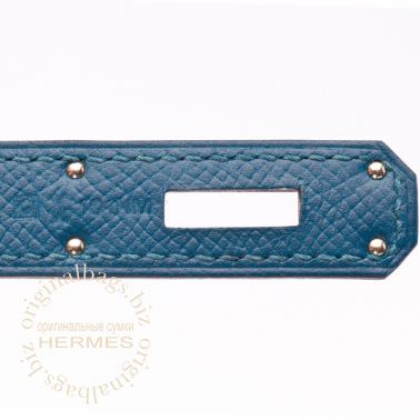 Hermes Birkin 35 Bleu Thalassa