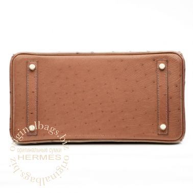 Hermes Birkin 30 Ghillies Etrusque/ Mousse/ Marron Fonce
